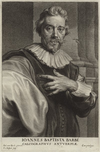 ジャン・バティスト・バーブの肖像 作： Anthony van Dyck